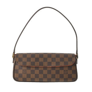 LOUIS VUITTON Damier Recoleta Brown Canvas Handbag